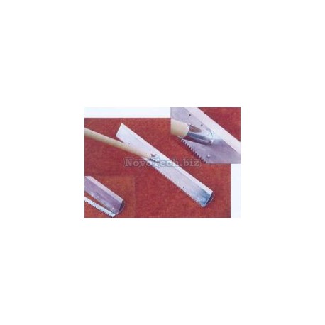 Hrablo Alu, oboustranné, s výměnnou ozubenou lištou