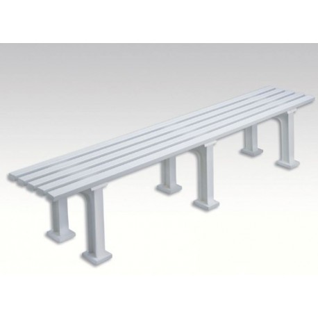 Lavička Stuttgart - 200 cm, bílá