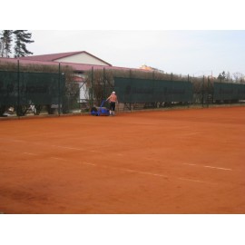 Výstavba tenisového antukového kurtu
