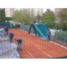 Stavba přetlakové haly