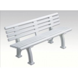 Lavička Freiburg - 150 cm, bílá