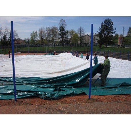 Montáž - Stavba přetlakové haly