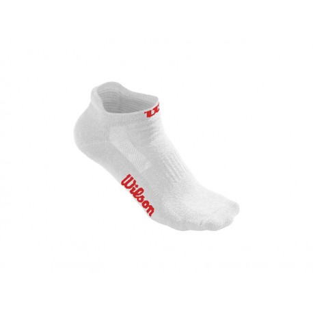 Wilson White No Show Sock 3PR