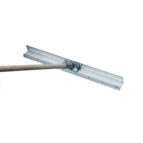 Hrablo kovové oboustranné, se zuby