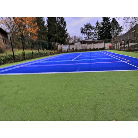 Rekonstrukce antukového kurtu na kurt s umělým povrchem