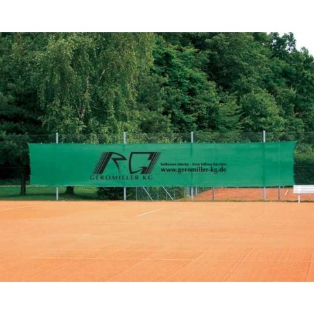 Potisk tenisových zástěn