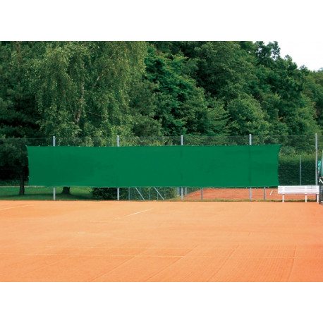 Tenisová zástěna HOWI, tmavě zelená 18 x 3 m