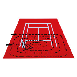 Ukazatel na úpravu tenisových kurtů (návod)