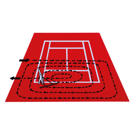 Ukazatel na úpravu tenisových kurtů (návod)