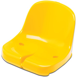 SEDAČKA NA TRIBUNY S OPĚROU - ELEGANCE - ŽLUTÁ