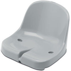 SEDAČKA NA TRIBUNY S OPĚROU - ELEGANCE -  ŠEDÁ