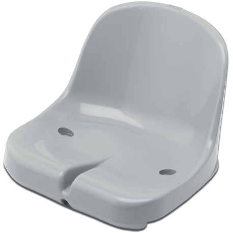 SEDAČKA NA TRIBUNY S OPĚROU - ELEGANCE -  ŠEDÁ