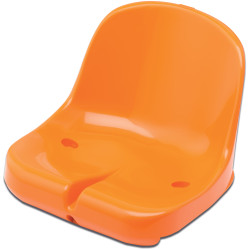 SEDAČKA NA TRIBUNY S OPĚROU - ELEGANCE - ORANŽOVÁ