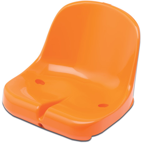 SEDAČKA NA TRIBUNY S OPĚROU - ELEGANCE - ORANŽOVÁ