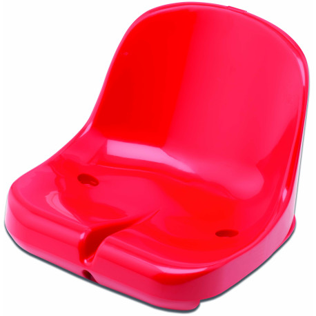 SEDAČKA NA TRIBUNY S OPĚROU - ELEGANCE - ČERVENÁ
