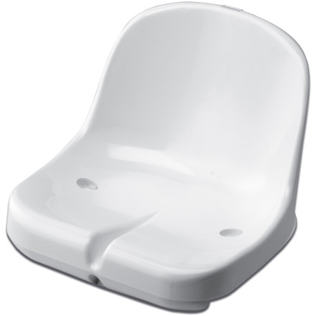 SEDAČKA NA TRIBUNY S OPĚROU - ELEGANCE -  BÍLÁ