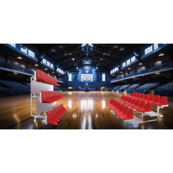 Mobilní tribuna 4 m – 24 sedadel