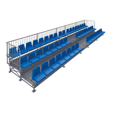 TRIBUNA COURT ROYAL S 50 SEDADLY - 3 ŘADY