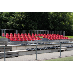 TRIBUNA COURT ROYAL S 50 SEDADLY - 3 ŘADY